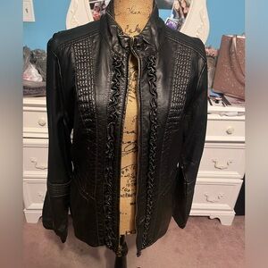Black pleather jacket